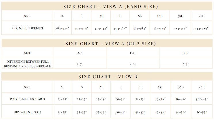 Madalynne Intimates - Maris Bra + Panty - Sewing Pattern (PDF) - Sew Heart Soul